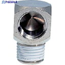 チヨダ 配管継手 PTエルボメッキ付 Rc1/4・R1/4 PL-2F-2M-N 1個 ▼808-3969