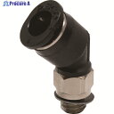 PISCO チューブフィッティングミニ 45°エルボ φ6 接続口径M6×1 PLH6-M6M 1個 ▼809-5424