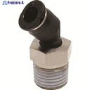 PISCO チューブフィッティングミニ 45°エルボ φ6 接続口径R1/4 PLH6-02M 1個 ▼809-5570