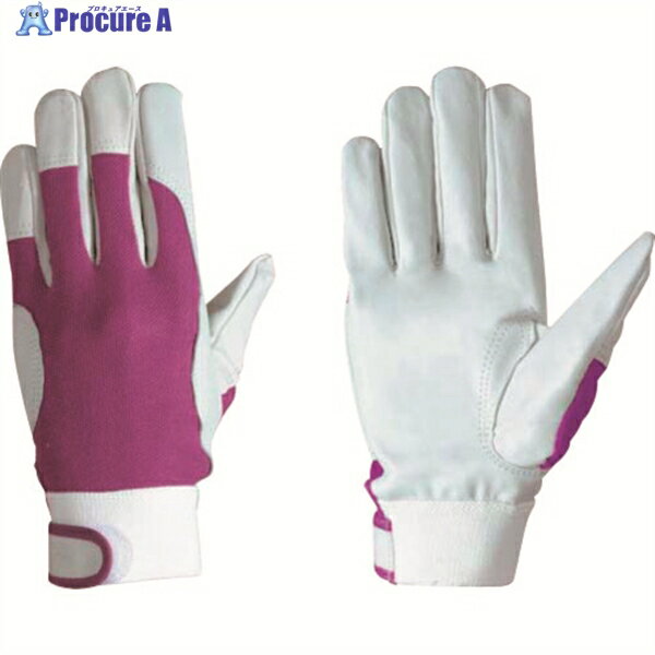 シモン 豚革甲メッシュ袖口マジック付 129豚白M寸 PL129 M 1双 ▼816-5979