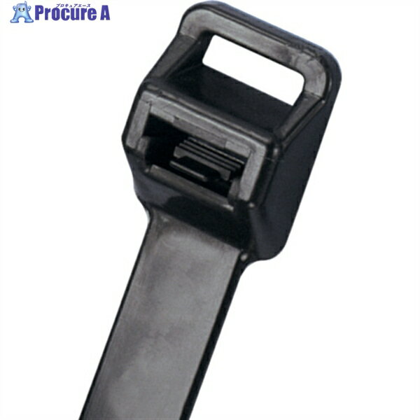 PANDUIT リリースタイ ナイロン結束バンド 耐候性ポリプロピレン黒100本 PRT5EH-C100 1袋 ▼825-7327