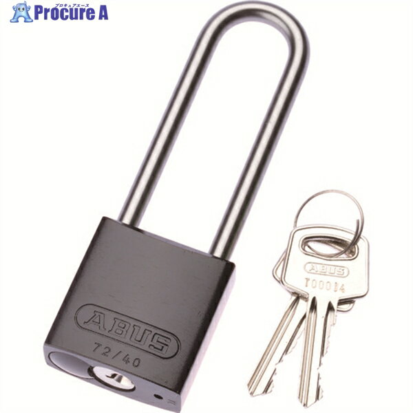 PANDUIT ロックアウト用ハイセキュリティパドロック ツル長タイプ 黒 PSL-7BL-LS 1個 ▼825-7454