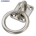 水本 ステンレス 丸カンプレート 丸カン内径40mm 34mm×40mm 使用荷重:0.2kN PR-6 1個 ▼849-2207