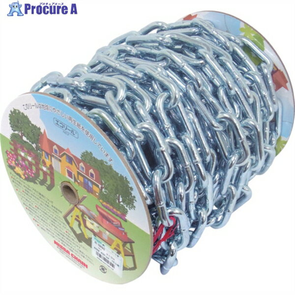 ニッサチェイン ユニクロ鉄ヘビーリンク 15m巻 R-IW85-UC 1巻 ▼127-8808 ※車上渡し
