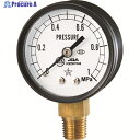 右下 一般圧力計 圧力レンジ0〜2.5MPa 接続部サイズR1/4 S-11-R-2.5MPA 1個 ▼137-3509【代引決済不可】