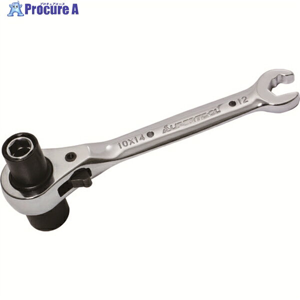 スーパー 5サイズラチェットレンチ インナーソケット:8、10 アウターソケット:13、14 RNF0TR 1丁 ▼161-5516 ●YA513