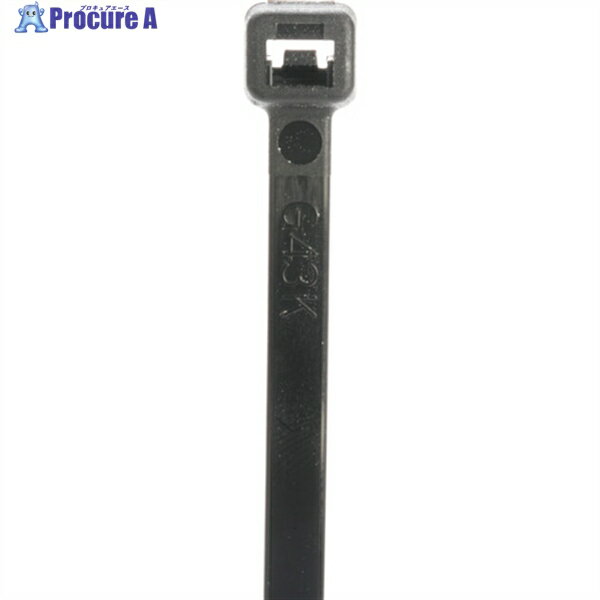 ストロングホールド 耐候性ナイロン結束バンド 黒 長さ200mm 幅3.6mm 100本入り S8-40-C0 S8-40-C0 1袋 ▼243-4218