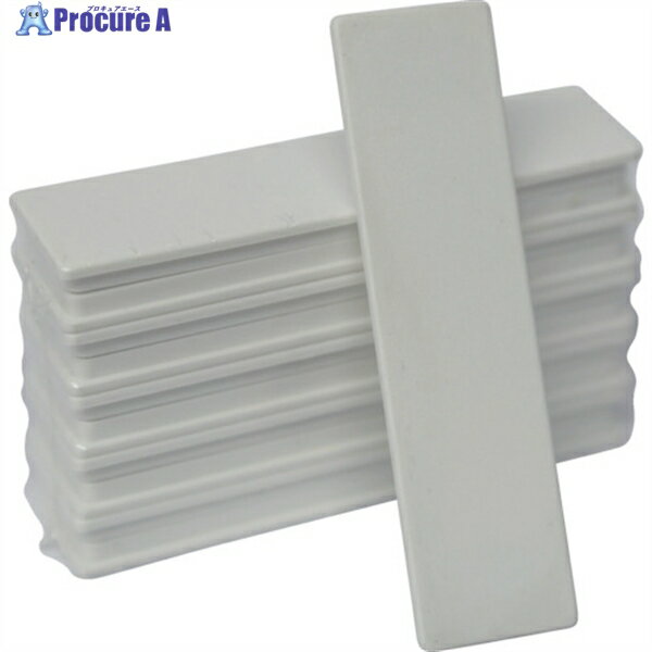 日本統計機 マグネット式片面名札22X82 白 (1Pk(袋)＝10枚入) S25-1W 1パック ▼463-9634