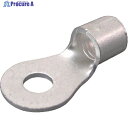 ニチフ 裸圧着端子 R形(100P) より線26.66~42.42 外寸22mm スタッド径6.4mm R 38-6 1パック ▼473-1468