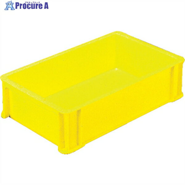 ヒシ S型コンテナ有効内寸407×242×105mm 黄 S-12 Y 1個 ▼503-6259