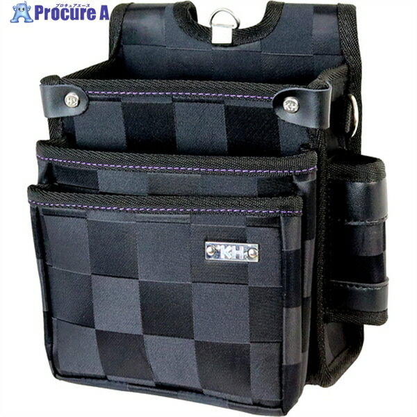 KH 龍牙シリーズ ウエストバッグ3段ポケット(大) RY170 1個 ▼770-7924