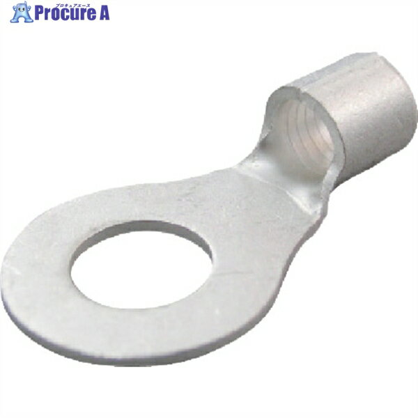 ニチフ 裸圧着端子 R形(50P) より線26.66〜42.42 外寸30mm スタッド径21mm R 38-20 1パック ▼789-6573