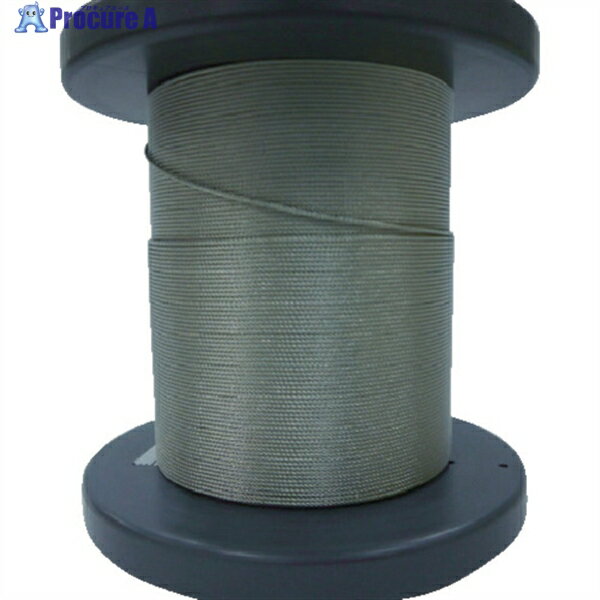 O.C.R SUSワイヤロープ0.81mm 7×7 50m巻コート無 SB-081-50M 1巻 ▼818-5454