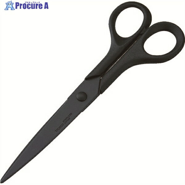 TRUSCO ステンレスはさみ 粘着テープ用フッ素コート 175mm S-175F 1丁 ▼831-5322