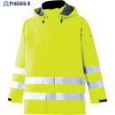 ミドリ安全 雨衣 レインベルデN 高視認仕様 上衣 蛍光イエロー LL RAINVERDE-N-UE-Y-LL 1着 ▼835-7361