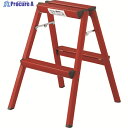 ハセガワ アルミ踏台 SE型 2段 レッド SE-6A(RD) 1台 ▼211-6007