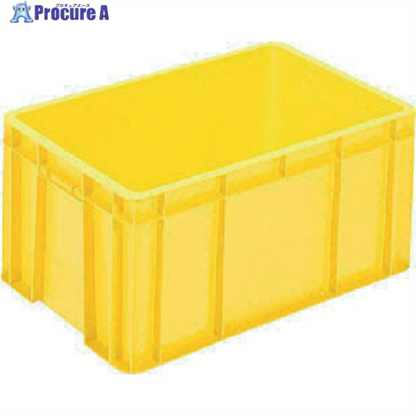 サンコー ボックス型コンテナー 204601 サンボックス#19B イエロー SK-19B-YE 1個 ▼342-3476