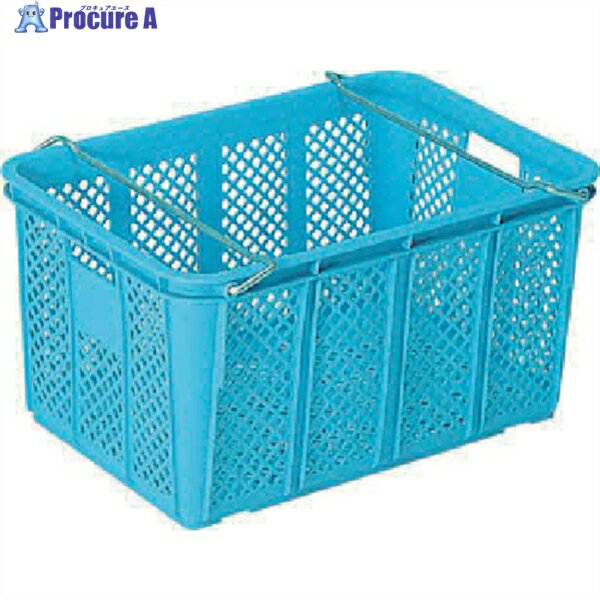 サンコー ネスティングコンテナー 107600 サンテナーA#80(ハンドル付)青 SK-A80H-BL 1個 ▼342-4642