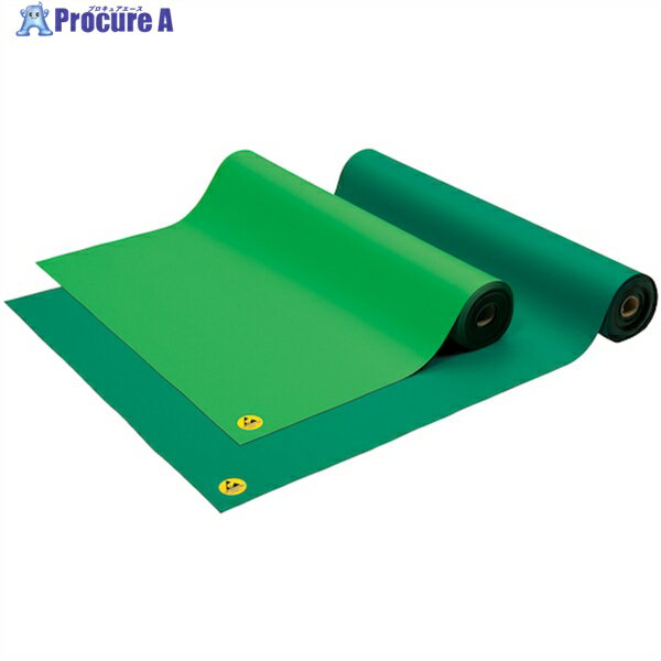 VESSEL 導電性ゴムマット(グリーン) No.SG-100 SG-100 1巻 ▼398-5334 ※車上渡し