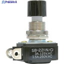 NKKスイッチズ 押ボタンスイッチ はんだ端子 単極ON-(OFF) SB-221N/C 1個 ▼413-2840