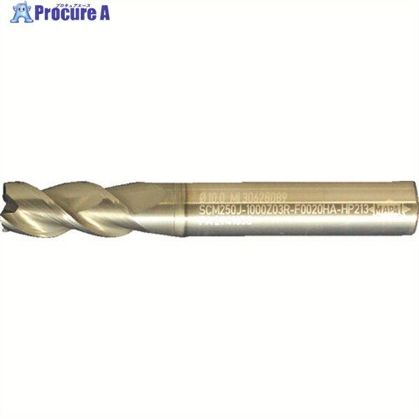 MAPAL 超硬スクエアエンドミル OptiMill-Steel-HPC 不等分割・不等リード3枚刃スチール用 刃径16mm 刃長32mm 全長92mm シャンク径16mm SCM250J-1600Z03R-F0032HA-HP213 1本 ▼485-8042