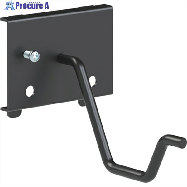 TRUSCO パンチングパネル用電気ドリルフック 1本爪 黒 SF-4-BK 1個 ▼689-0832