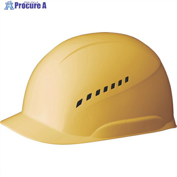 ミドリ安全 軽作業帽 通気孔付 SCL-300VA イエロー SCL-300VA-Y 1個 ▼825-8665