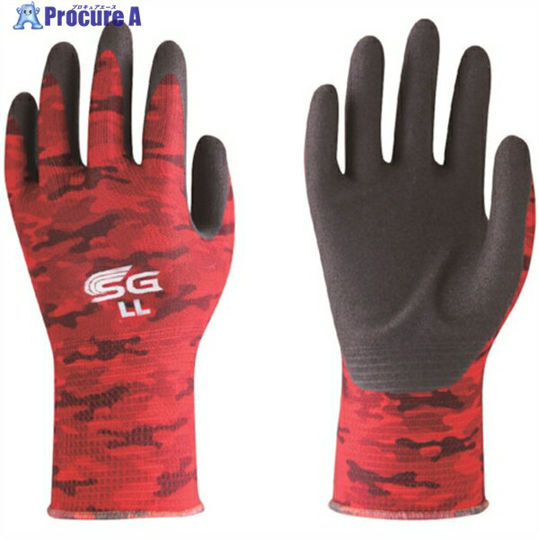 トワロン ニトリル背抜き手袋 SG-A001 ミリタリーレッド LL SG-A001-LL 1双 ▼828-0754