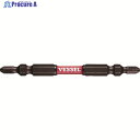 VESSEL サキスボスリムトーションビットSDT 2本組(両頭)+2×82mm SDT142082 1パック ▼829-0757