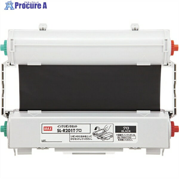 MAX ビーポップ CPM-200用インクリボンカセット SL-R204Tアオ 50m巻 SL-R204T 1個 ▼146-5354