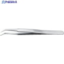 idealtek 耐酸耐磁ステンレスSMDピンセット 115mm 45°先曲先端溝付きタイプ SM111-SA-1-IT 1本 ▼362-2869