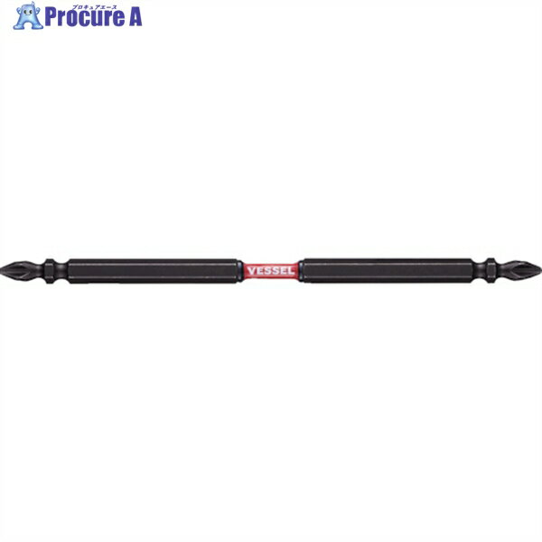 VESSEL サキスボトーションビットSST 2本組(両頭)＋2×150mm SST142150 1パック ▼494-0563