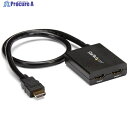 StarTech ビデオスプリッター/HDMI/1入力2出力/4K30Hz/USBパワー/7.1ch ST122HD4KU 1台 ▼497-5418