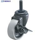 TRUSCO ナイロンウレタンキャスター75φ自在ストッパー付 STD-75NUS (M12X35XP1.75) 1個 ▼510-1310