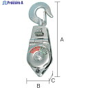 HHH シンプルスナッチ フック型50mmベアリング入 SS-50B 1個 ▼808-7271