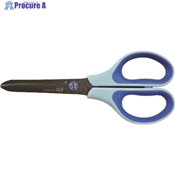 ALLEX 事務用はさみ Soft 3D 15166 1丁 ▼149-7561