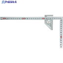 シンワ 曲尺平ぴた シルバー 30cm 表裏同目 ストッパー金属製付 JIS 12483 1本 ▼242-8959