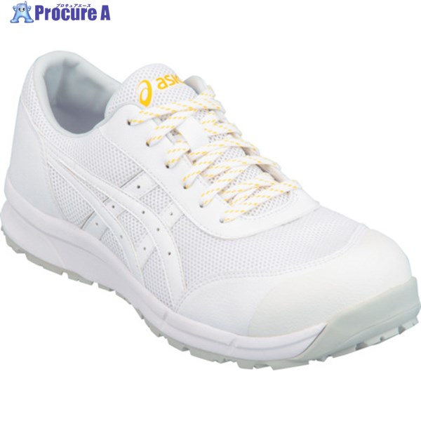 ASICS 静電気帯電防止靴 ウィンジョブCP21E ホワイト×ホワイト 25.5cm 1273A038.101-25.5 1足 ▼250-0553