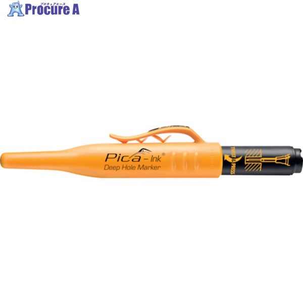 ピカマーカー 深穴インクマーカー“Ink” 黒 15046 1本 ▼250-6695