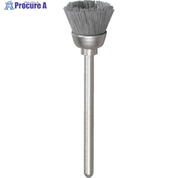TRUSCO カップ型ブラシ ダイヤ入ナイロン 線0.25X外径Φ13X軸Φ3 133C-7 (13X40X3MM) 1本 ▼258-9974