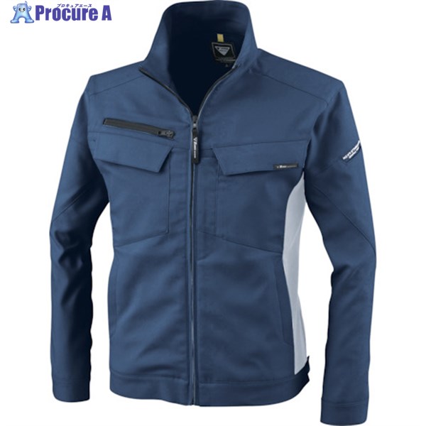 XEBEC 長袖ブルゾン1500-19-LL ディープネイビー 1500-19-LL 1着 ▼335-0956