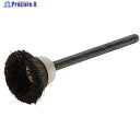 BURRTEC ワイラーミニチュアカップブラシ黒馬毛 MC-10 P5 12650100 1袋 ▼353-1104