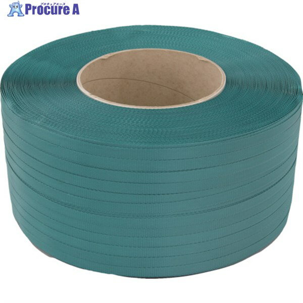 積水 梱包機用リサイクルPPバンド エコリターン RX-EC 15×2500m ミドリ 15RX-EC-G 1巻 ▼368-4225