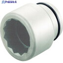 TONE インパクト用ソケット(12角) 100mm 全長150mm 12AD-100 1個 ▼396-3560 ●YA513