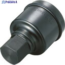 TONE インパクト用ヘキサゴンソケット 27mm 全長110mm 12AH-27 1個 ▼396-3764 ●YA513