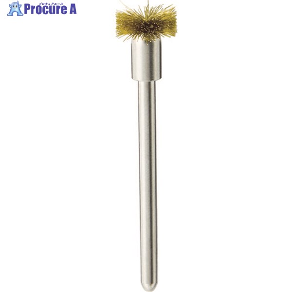 TRUSCO フラワー型ブラシ 真鍮 線径0.1X外径10X筒径5X軸径3 103F-3 1個 ▼415-2395