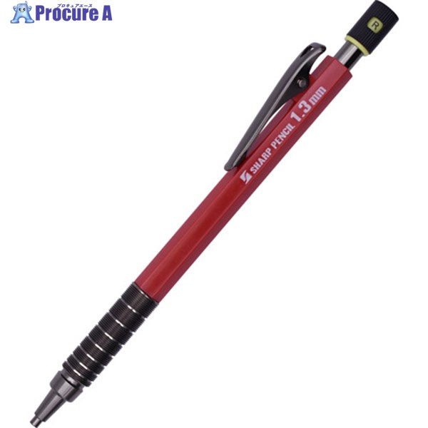 祥碩堂 麒麟 建築用シャープペンシル1.3本体 赤 140-R 1本 ▼607-3077