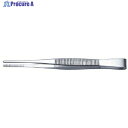 アネックス ステンレスピンセット 125mm直 121 1本 ▼774-0484