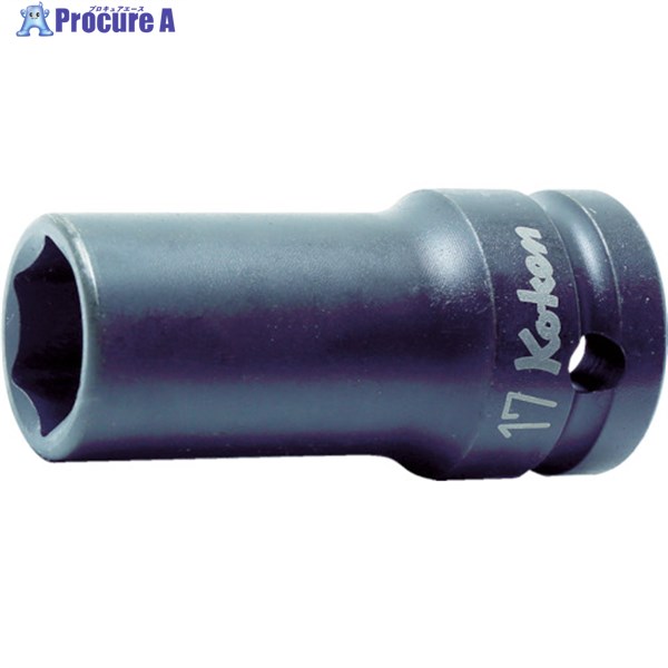 Ko-ken 薄肉インパクトセミディープソケット 対辺26 差込角12.7全長65 14301X-26 1個 ▼777-2645