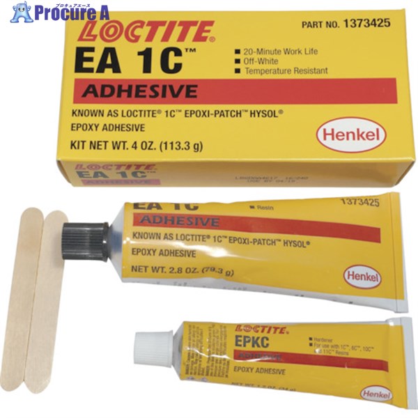 ロックタイト エポキシ接着剤 EA 1C 113.4g 1373425 1S ▼793-8322